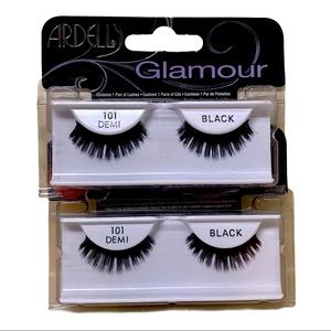 Ardell Glamour # 101 DEMI Black Eyelashes, 2pk